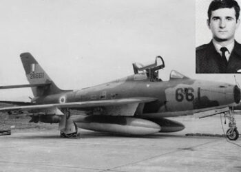 ΑΘΑΝΑΤΟΣ!!Σαν σήμερα ένας ακόμη «Αετός της ΠΑ»…Ανθυποσμηναγός (Ι) Παναγιώτης Σκόκας έχασε τη ζωή του νότια της ν. Ύδρας με F-84F της 339Μ!!