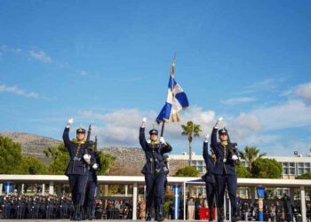 Ορκωμοσία πρωτοετών Ευελπίδων της Τάξεως 2028 «Λόρδου Βύρωνα»