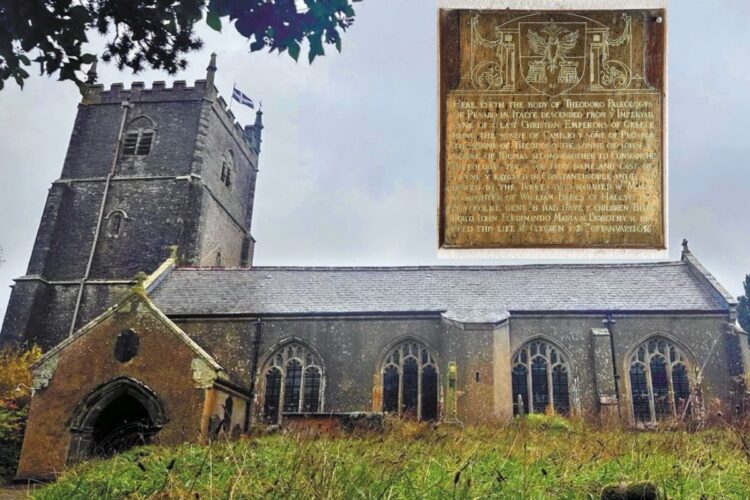 «Εδώ κείται η σορός του Θεόδωρου Παλαιολόγου…Απογόνου του τελευταίου χριστιανού αυτοκράτορα της Ελλάδας»