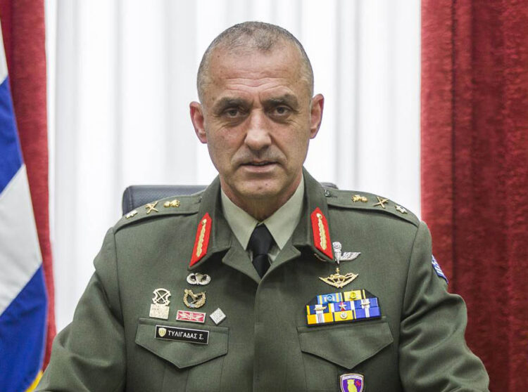 Παρών στο πολύπαθο Κεραμίδι ο νέος Υποδιοικητής της 1ης Στρατιάς Στρατηγός Τυλιγαδάς