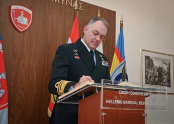 Ομιλία Αρχηγού ΓΕΝ στην Σχολή Εθνικής ‘Αμυνας με θέμα «Κύρια Θέματα, Προκλήσεις, Προοπτικές και Στρατηγικοί Στόχοι του ΓΕΝ».