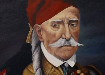 Τελετή αποκαλυπτηρίων της προτομής του, οπλαρχηγού του Αγώνα, Δημήτρη Πλαπούτα