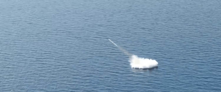 Δοκιμαστική βολή αντιπλοϊκού πυραύλου από τουρκικό υποβρύχιο