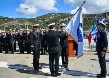 Παράδοση Καθηκόντων Διοικητή εν Πλω της Επιχείρησης «IRINI» από την Ελλάδα