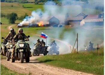 Ρώσοι Καταδρομείς ρίχνονται  στη μάχη με …Μοτοσυκλέτες και ATVs (video)