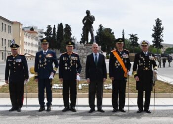 Τελετή εορτασμού του Αγίου Γεωργίου, Προστάτη του Στρατού Ξηράς, στη Σχολή Πεζικού!