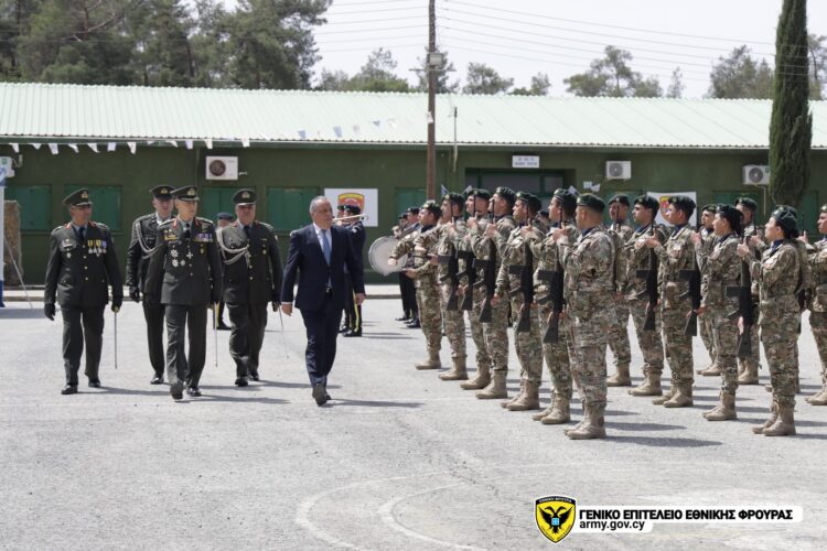 O επίσημος εορτασμός του Μεγαλομάρτυρα Αγίου Γεωργίου, Προστάτη του Στρατού Ξηράς στην Ε.Φ