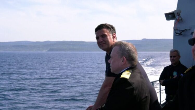 Περιπολία ανοικτά της ν.Λέσβου με σκάφος του Λ/Σ ο Κικίλιας