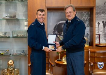 Στο ΓΕΑ ο απερχόμενος  Αεροπορικός Ακόλουθος των ΗΠΑ στην Ελλάδα