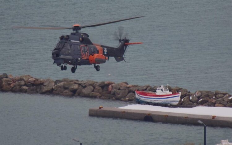 Super Puma της ΠΑ διέσωσε επιβάτη κρουαζιεροπλοίου (video)