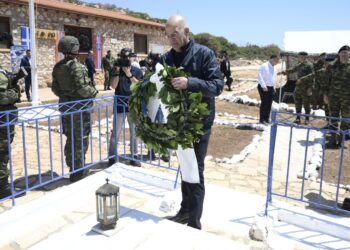 Στο σύμπλεγμα της Μεγίστης ο ΥΕΘΑ…Τελετή εγκαινίων του νεόδμητου  Φυλακίου (ΕΦ) της #Ρω.