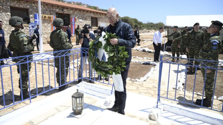 Στο σύμπλεγμα της Μεγίστης ο ΥΕΘΑ…Τελετή εγκαινίων του νεόδμητου  Φυλακίου (ΕΦ) της #Ρω.