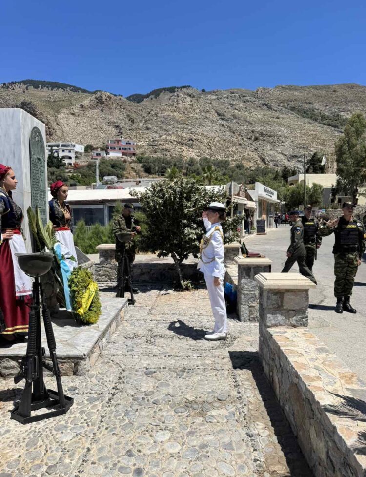 Ο Δήμος Σφακίων τίμησε την 84η Επέτειο της Μάχης της Κρήτης