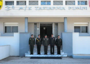 Επίσκεψη Τούρκου Ταξίαρχου στην 3η Μ/Κ ΤΑΞ «ΡΙΜΙΝΙ» στο πλαίσιο των ΜΟΕ