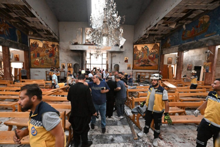 Τρομοκρατική επίθεση σε Ελληνορθόδοξη εκκλησία της Συρίας …Πάνω απο 25 οι νεκροί