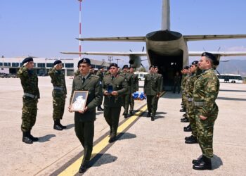 Επέστρεψε Στην Πατρίδα: Τελετή Επαναπατρισμού των Οστών του Ήρωα Χαράλαμπου Σαμλιάν από την Κύπρο