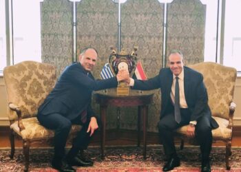 Συνάντηση του Έλληνα ΥΠΕΞ  με  τον ΥΠΕΞ  της Αιγύπτου Badr Abdelatty