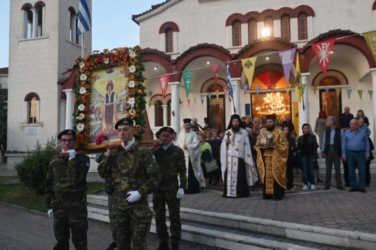 Λιτανεία της Ιεράς Εικόνος του Αγίου Γεωργίου του Νεομάρτυρος στον Τύρναβο!!