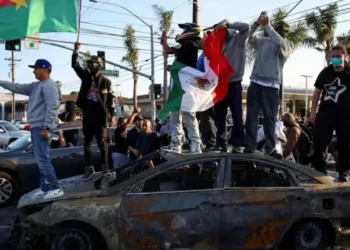 Χάος με τους Λαθρομετανάστες στο Λος Άνζελες …Αναπτύχθηκε η Εθνοφρουρά