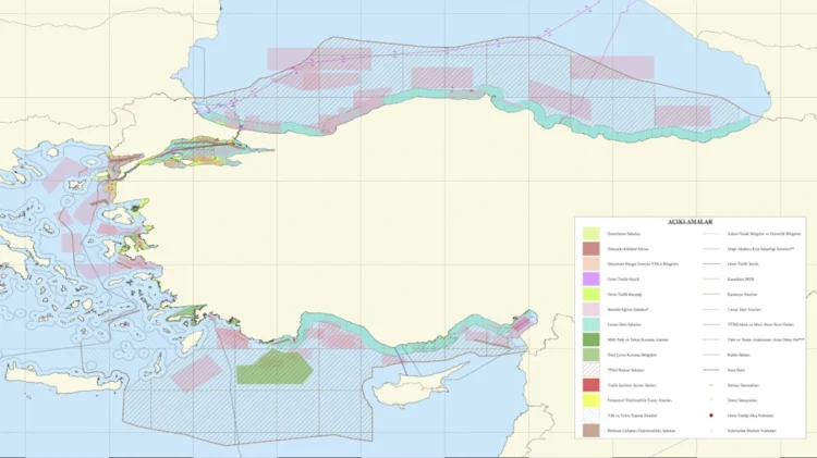 Η Τουρκία «κόβει» το Αιγαίο στα δύο – Ανάρτησε χάρτη στη UNESCO με αναθεωρητικές αξιώσεις