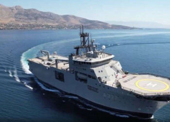 Περσέας: Το υπερσύγχρονο πλοίο υποστήριξης του Π.Ν. σε πλήρη δράση – Εντυπωσιακές εικόνες από την ανοιχτή θάλασσα