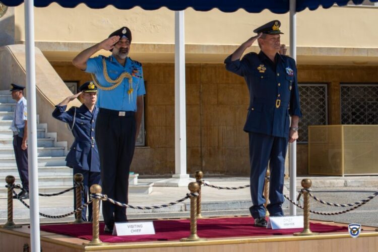Επίσκεψη του Αρχηγού της Πολεμικής Αεροπορίας της Ινδίας στο ΓΕΑ