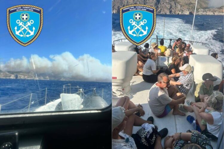 Aπεγκλωβισμός 138 ατόμων … Από την παραλία Λημνιώνας Κυθήρων