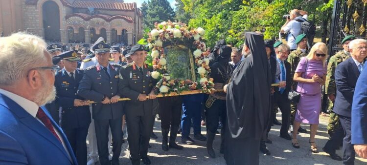 O εορτασμός της Κοιμήσεως της Θεοτόκου στην Ι.Μ. Παναγία Σουμελά στο Βέρμιο Ημαθίας,