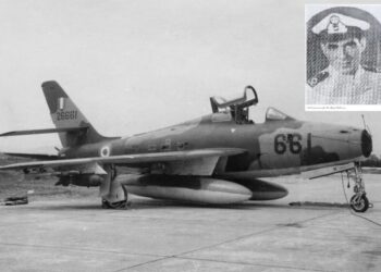 Σαν σήμερα ο Ανθυποσμηναγός Σινιώρης Ιωάννης χάνει τη ζωή του με Α/Φ F-84F