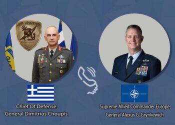 Τηλεφωνική Επικοινωνία του  Α/ΓΕΕΘΑ ΣτρατηγούΧούπη με τον …Supreme Allied Commander Europe General Alexus G. Grynkewich