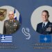 Τηλεφωνική Επικοινωνία του Α/ΓΕΕΘΑ ΣτρατηγούΧούπη με τον …Supreme Allied Commander Europe General Alexus G. Grynkewich