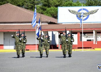 Ορκίστηκαν 222 νέοι ΕΠΟΠ της Πολεμικής Αεροπορίας στις εγκαταστάσεις της 124 ΠΒΕ στην Τρίπολη