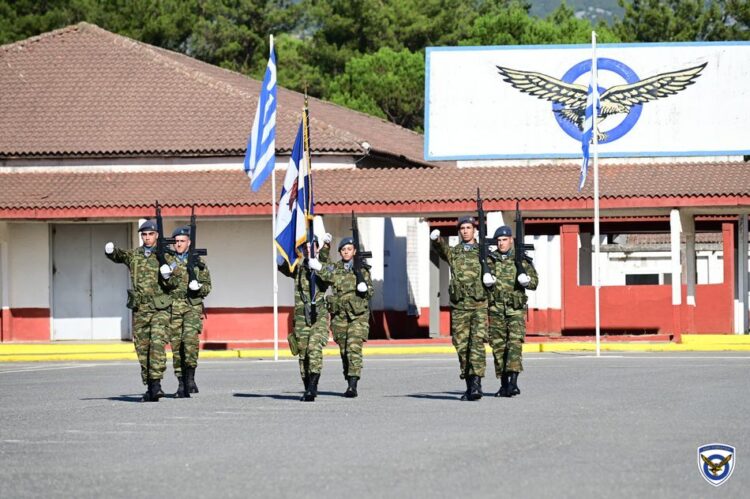 Ορκίστηκαν 222 νέοι ΕΠΟΠ της Πολεμικής Αεροπορίας στις εγκαταστάσεις της 124 ΠΒΕ στην Τρίπολη