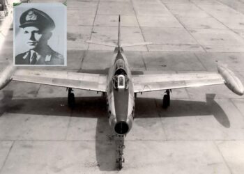 Σαν σήμερα πτώση και συντριβή  του F-84G …