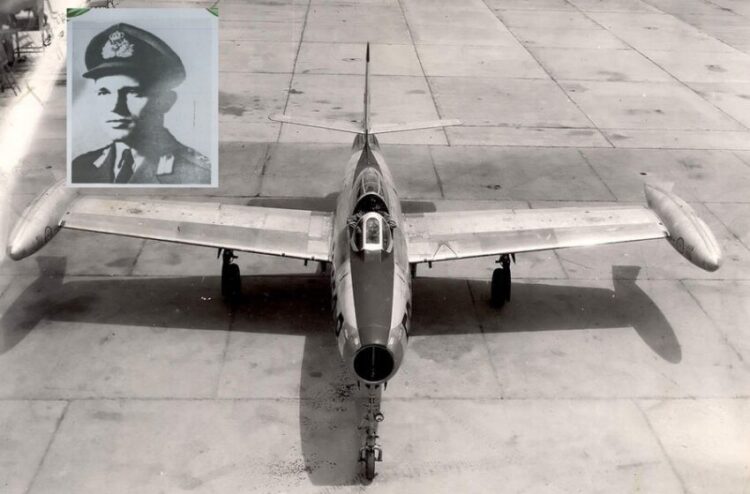 Σαν σήμερα πτώση και συντριβή  του F-84G …