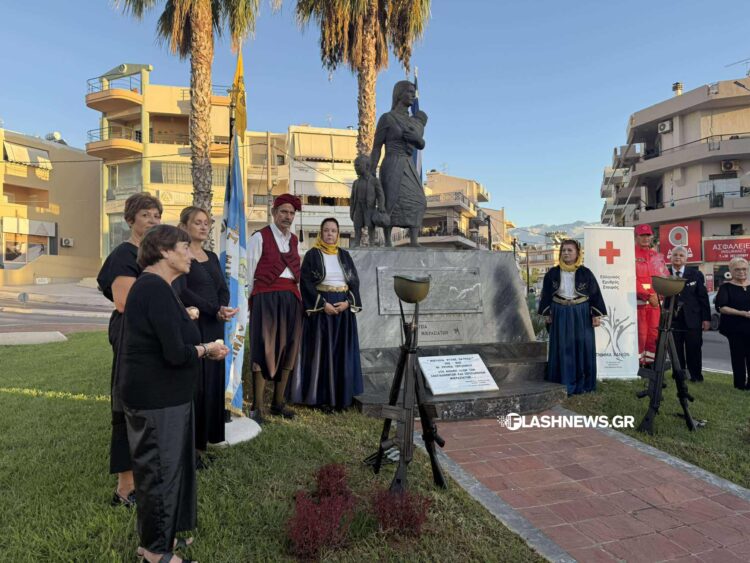 Συγκίνηση στην εκδήλωση στο μνημείο Μικρασιατών στα Χανιά