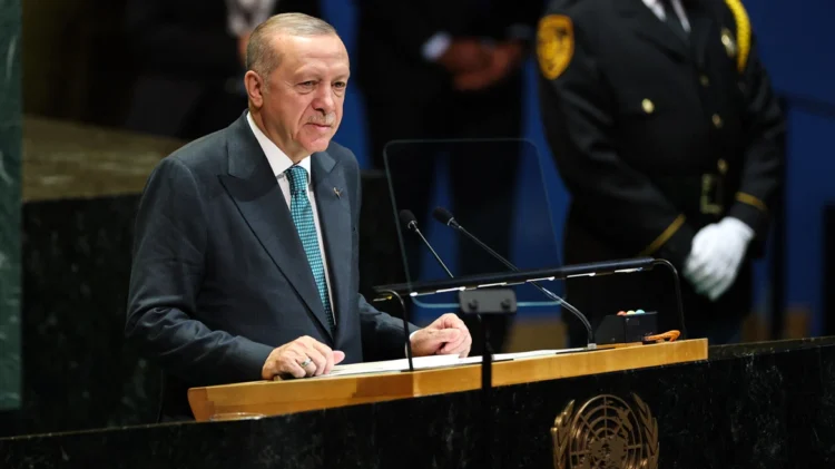 Προκλητικός ο Ερντογάν στον ΟΗΕ: «Δεν θα πετύχουν έργα που αποκλείουν την Τουρκία και το ψευδοκράτος στην Ανατολική Μεσόγειο»