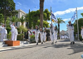 Ορκωμοσία πρωτοετών Ναυτικών Δοκίμων και Δοκίμων Σημαιοφόρων στη Σχολή Ναυτικών Δοκίμων