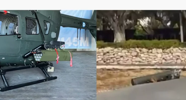 Αποκόλληση άδειου φορέα οπλισμού από ελικόπτερο της Ε.Φ. σε περιοχή της Πάφου