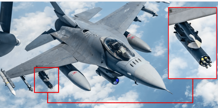 Ρουκέτες “APKWS II” απο F-16 κατά των  τούρκικων UAV (video)