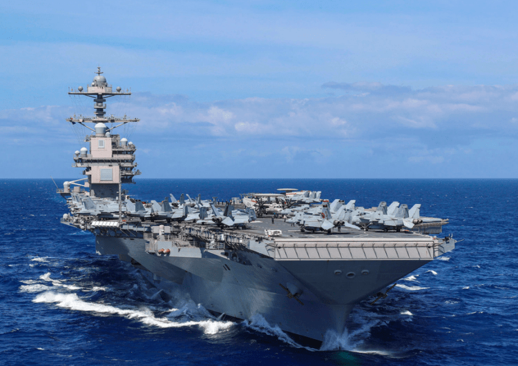 Επίδειξη ισχύος κάνουν οι ΗΠΑ…Mε την έλευση του αμερικανικού αεροπλανοφόρου