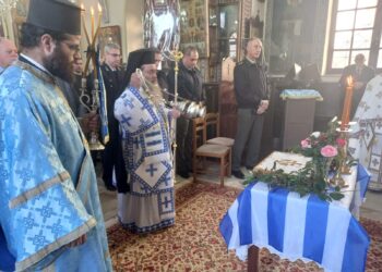 Τιμή στους στρατιωτικούς Αγίους και μνημόσυνο για τον Στρατηγό Κωσταράκο στη ν. Χίο