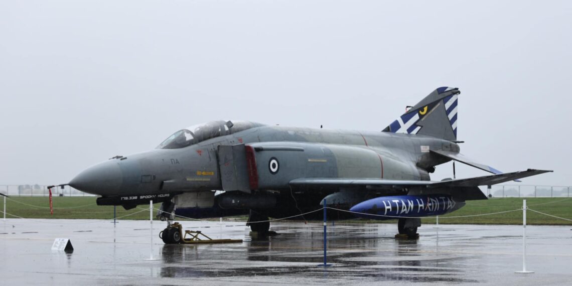 Υπό βροχή ο εορτασμός της Πολεμικής Αεροπορίας στη 110 Πτέρυγα Μάχης