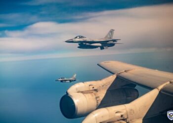 Άσκηση εναέριου ανεφοδιασμού μαχητικών της (ΠΑ) και αεροσκάφους Β-707 της (Israeli Air Force – IAF)