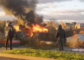 Ουκρανικά drones έπληξαν σταθμό παραγωγής ηλεκτρικής ενέργειας