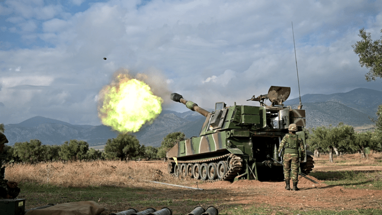 Εκπαιδευτικές βολές Μ109  …Στελεχών των Ε.Δ στο Πεδίο Βολής Μεγάρων (φωτό)