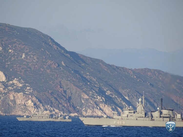 Μήνυμα ετοιμότητας από το Πολεμικό Ναυτικό – Άσκηση σε Μυρτώο και κεντρικό Αιγαίο
