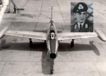 Στις 4 Δεκεμβρίου 1954, ο Ανθυποσμηναγός (Ι) Γεώργιος Φαϊτάκης έχασε τη ζωή του εκτελώντας πτήση με αεροσκάφος F-84G