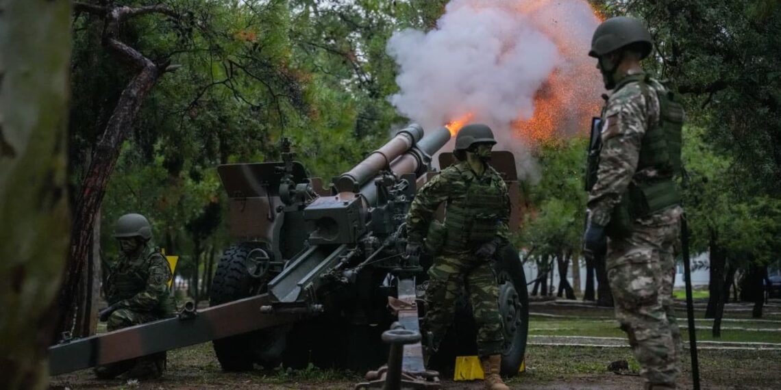 Eορτασμός της Μνήμης της Αγίας Βαρβάρας, Προστάτιδας του Πυροβολικού, πραγματοποιήθηκε στην Σχολή στη Νέα Πέραμο.