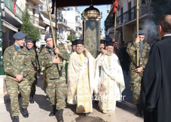 Τελέστηκε η λιτάνευση του Σεπτού Σκηνώματος του Αγίου Διονυσίου.
